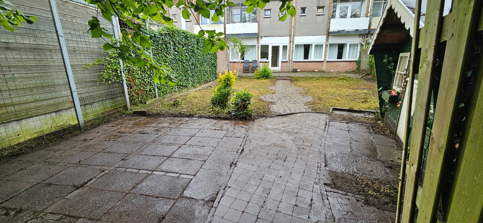 Tuin na onderhoud, strak en verzorgd met mooie borders